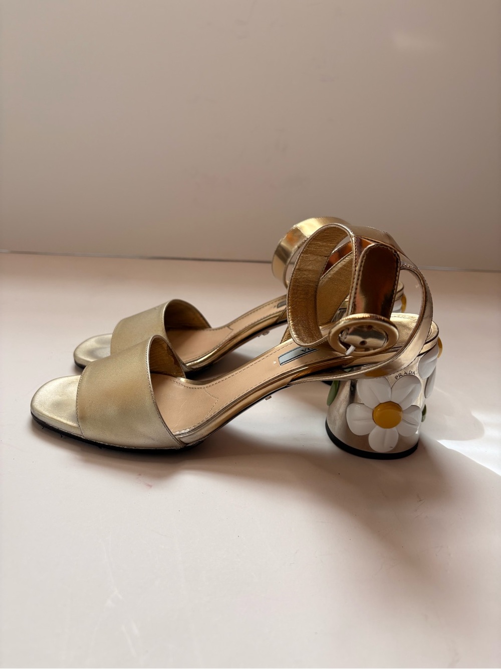 Prada Daisy heels sandals